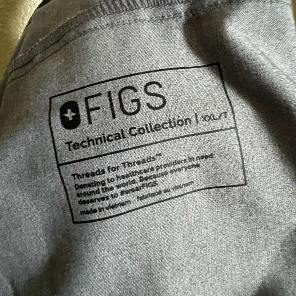 Figs Men's Charcoal Jogger Pants XXL Work Career